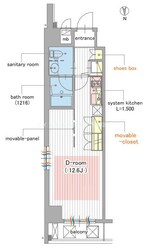 南堀江プライマリーワンの物件間取画像